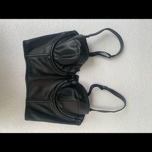 VS leather corset top SOLD
